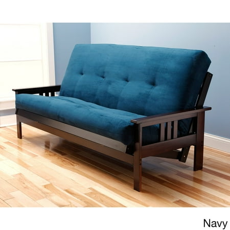 Somette Monterey Queen Size Futon Sofa Bed with Suede Innerspring Mattress Navy Walmart.com Somette Monterey Queen Size Futon Sofa Bed with Suede Innerspring Mattress Navy Walmart.com